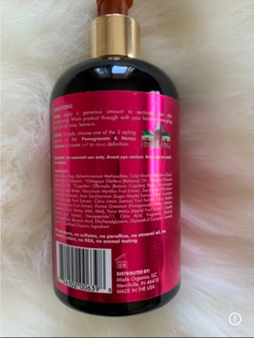 Mielle Pomegranate & Honey Leave-In Conditioner - Pink